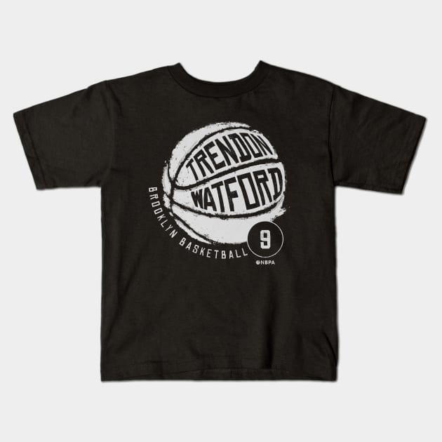 Trendon Watford Brooklyn Basketball Kids T-Shirt by TodosRigatSot